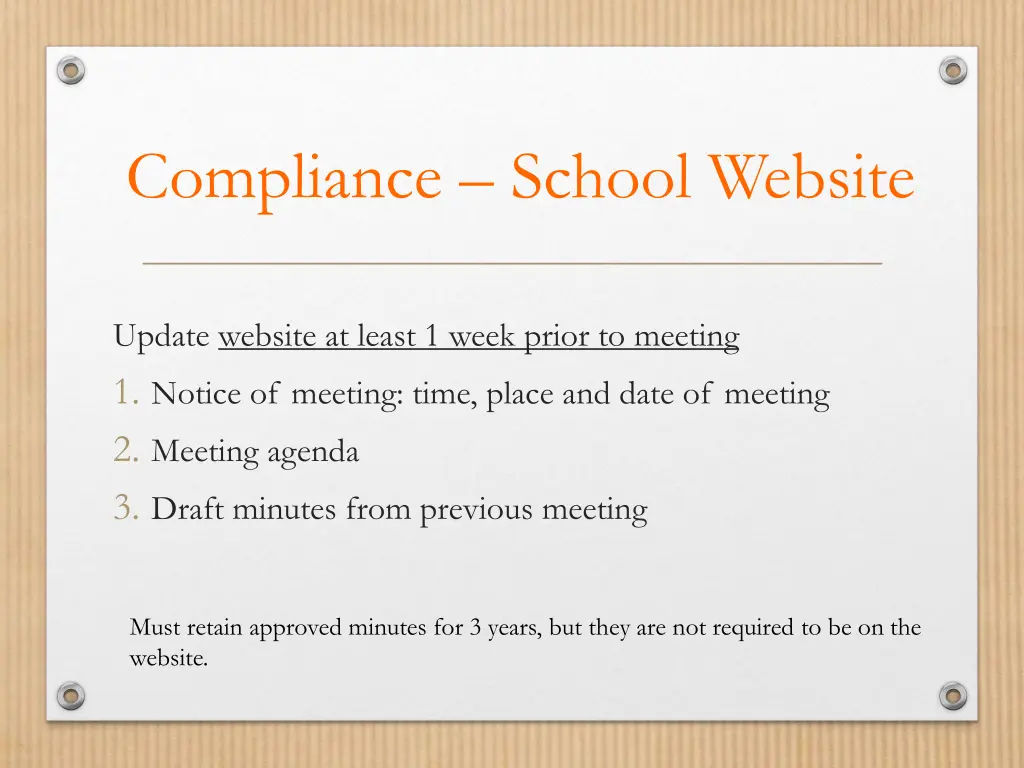 compliance school website 1