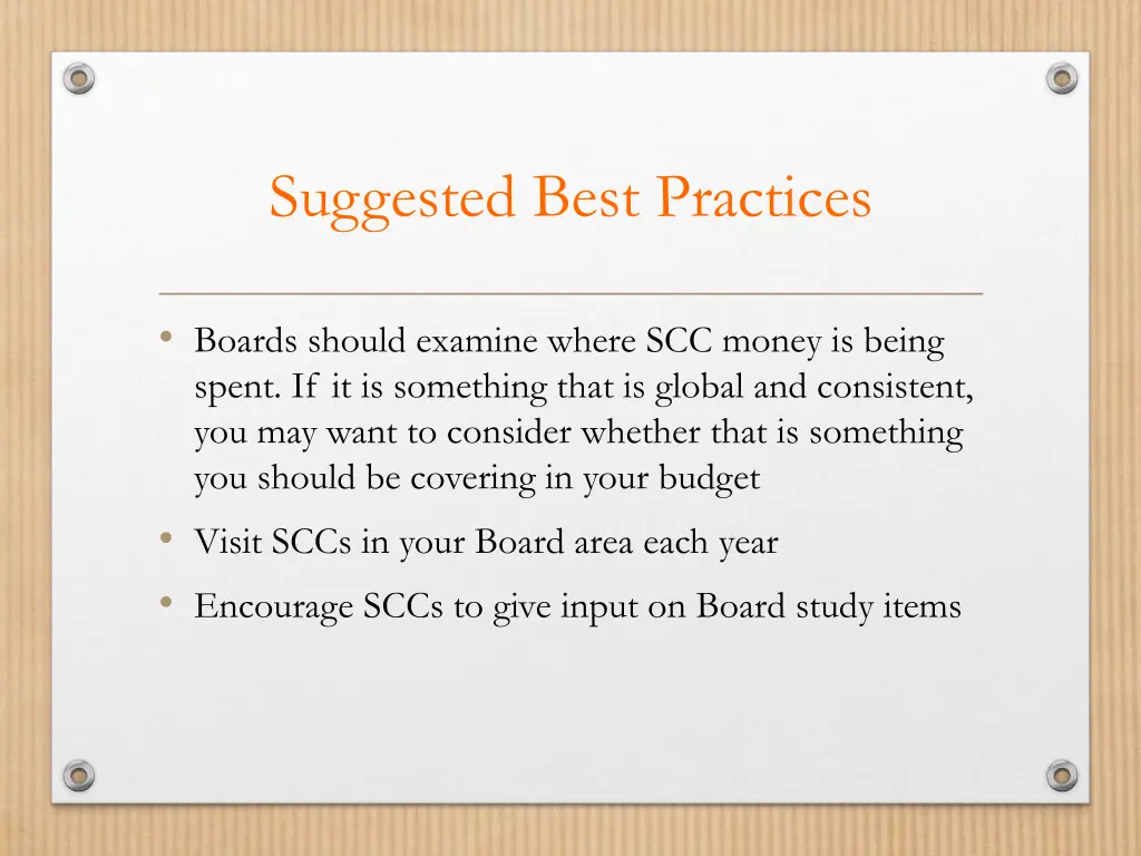 suggested best practices 1