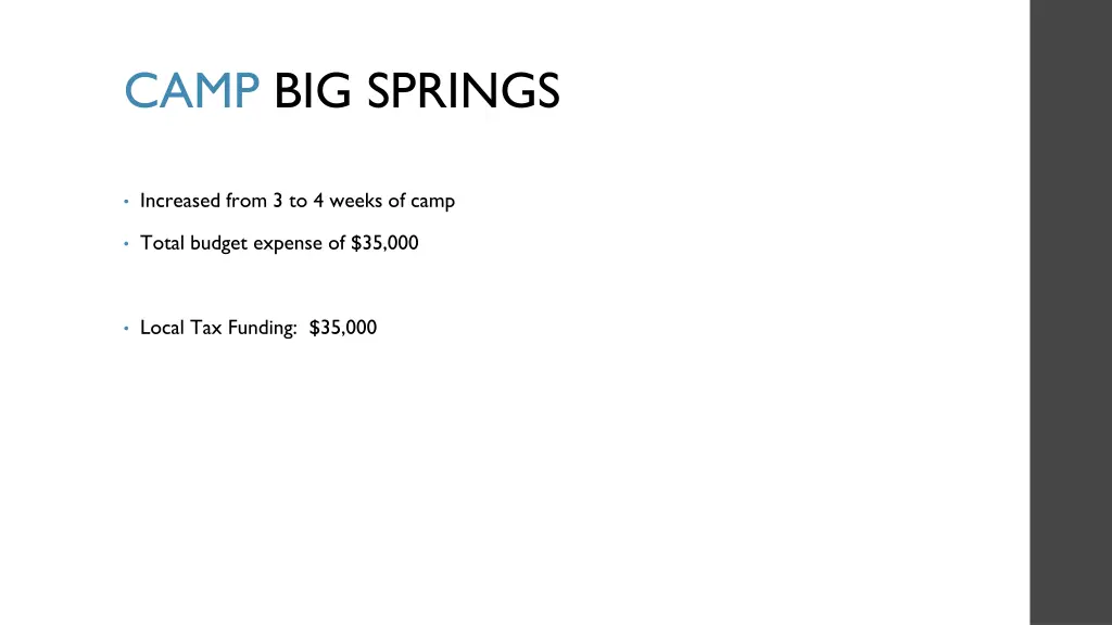 camp big springs