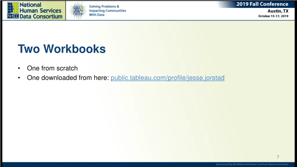 two workbooks