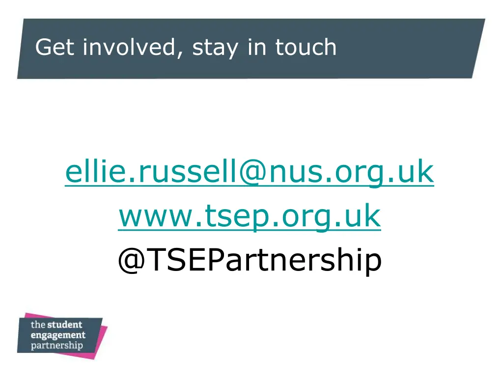 get involved stay in touch