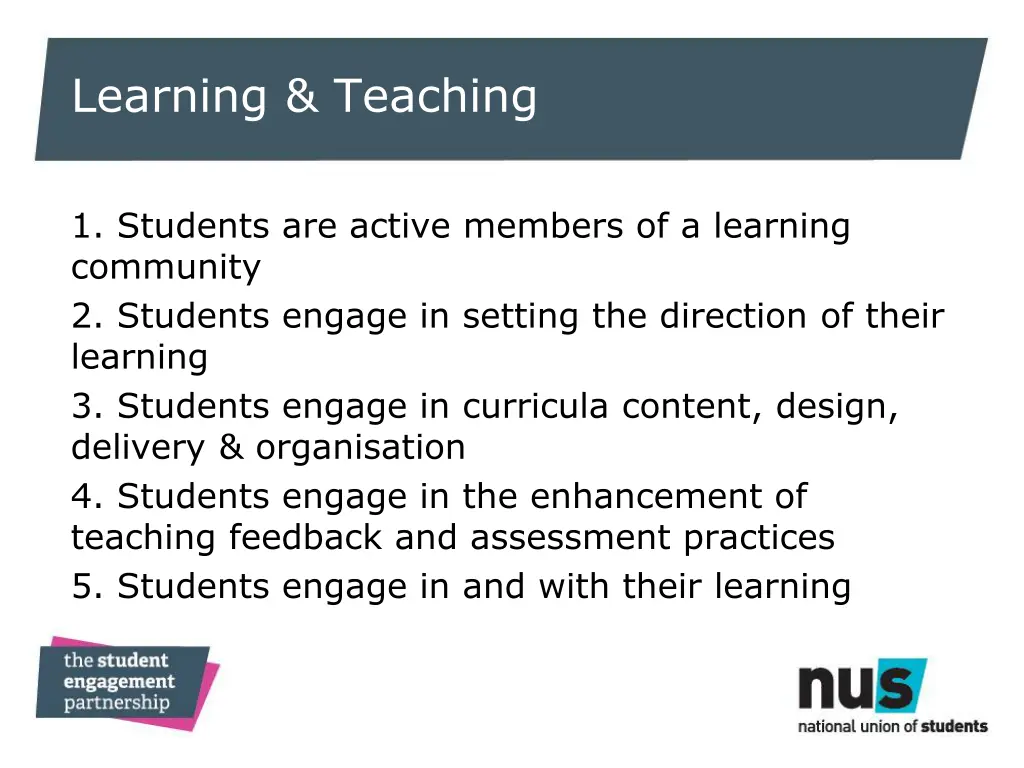 learning teaching