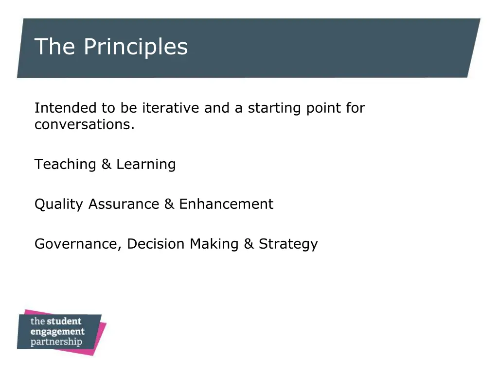 the principles