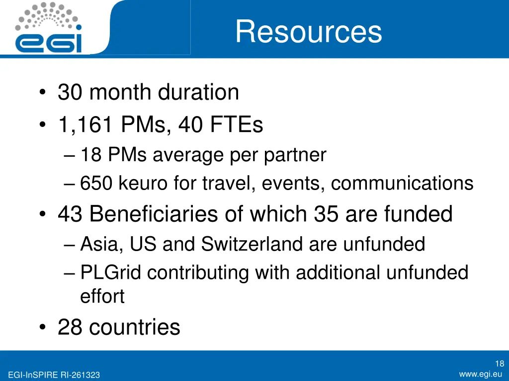 resources