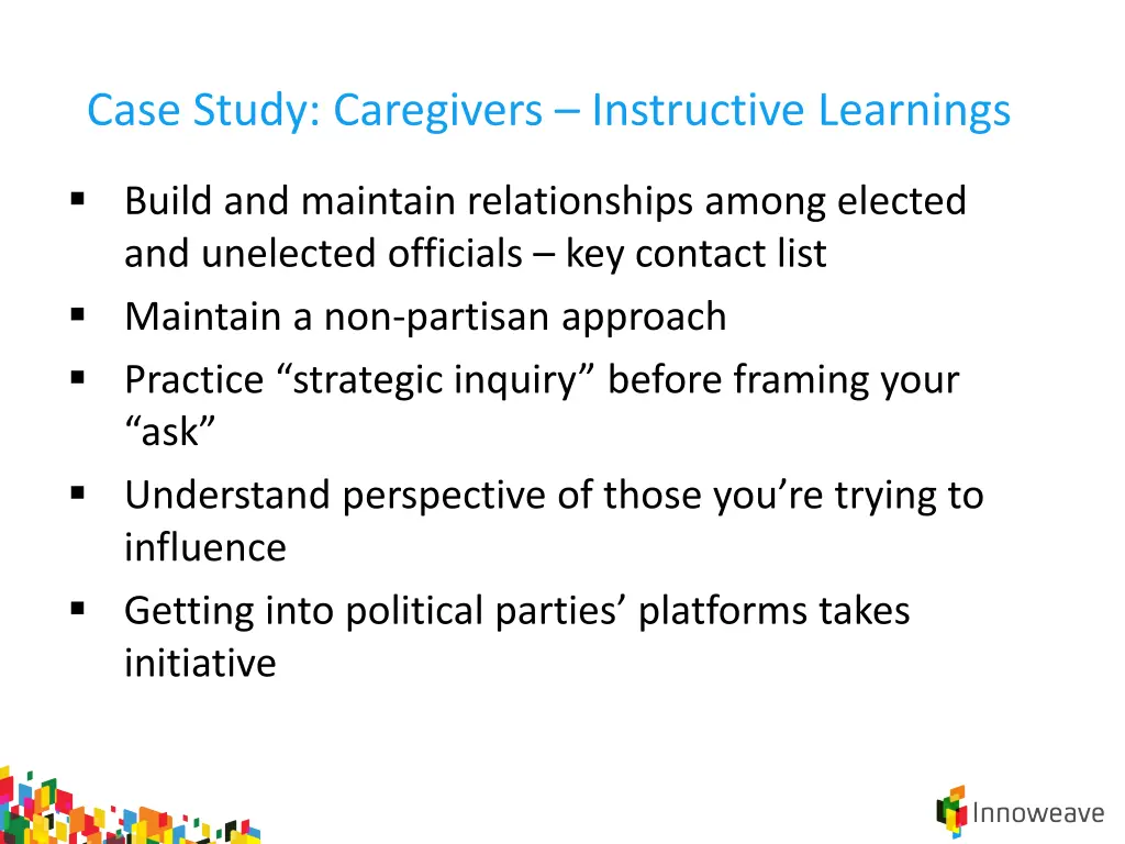 case study caregivers instructive learnings