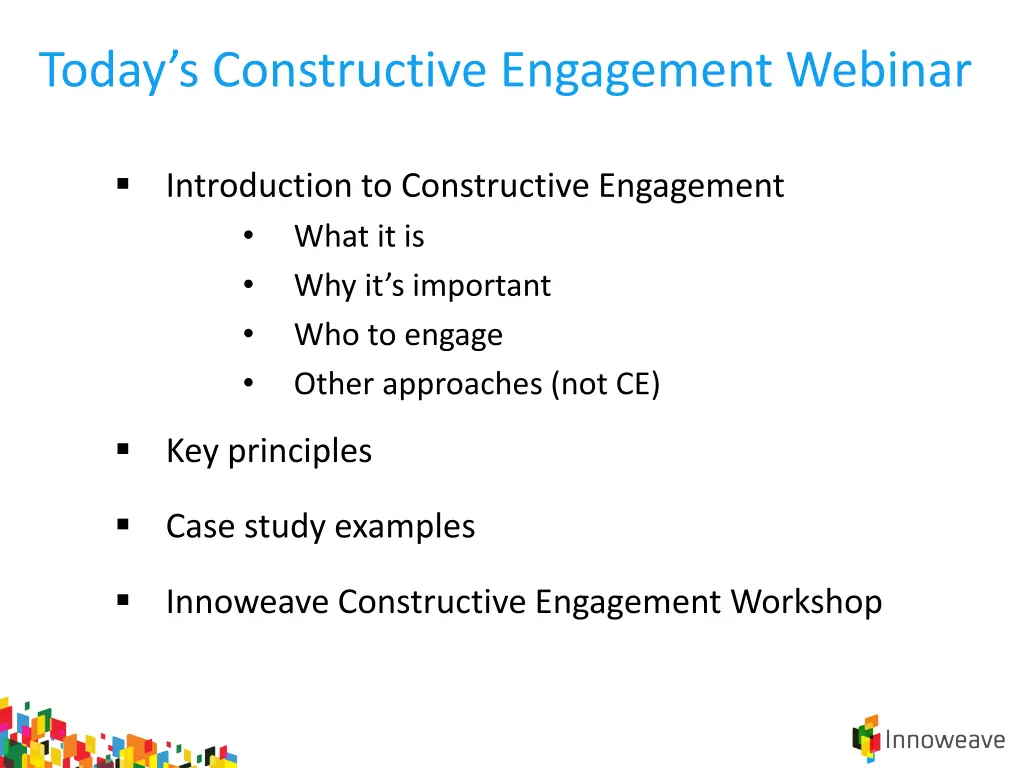 today s constructive engagement webinar