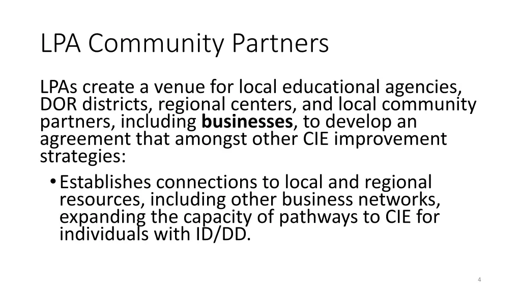 lpa community partners
