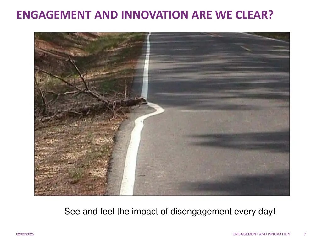 engagement and innovation are we clear 1