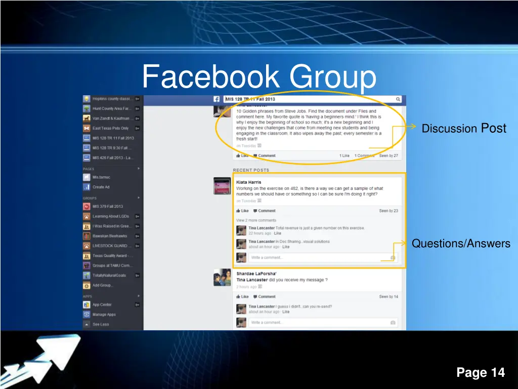 facebook group