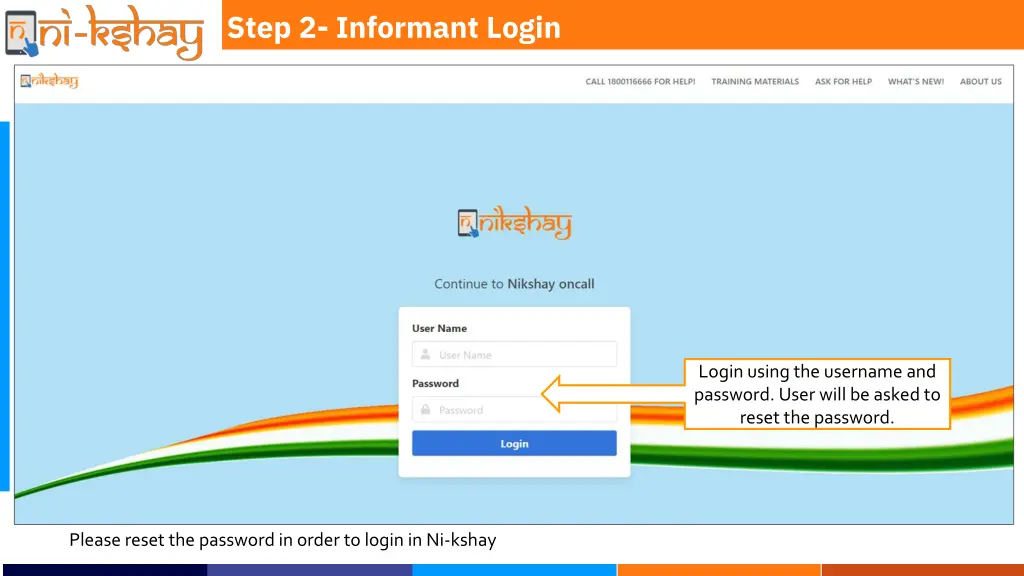 step 2 informant login