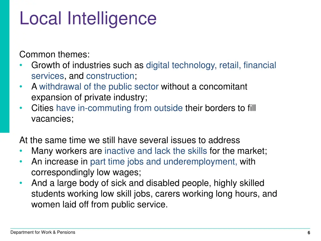 local intelligence