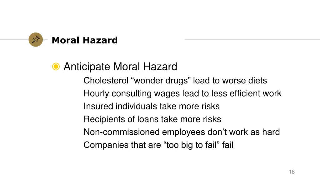 moral hazard 2