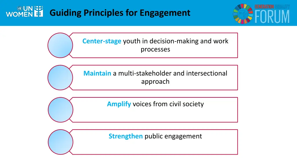 guiding principles for engagement