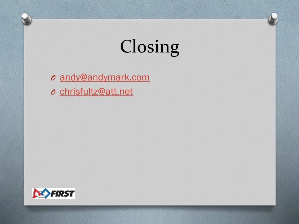 closing