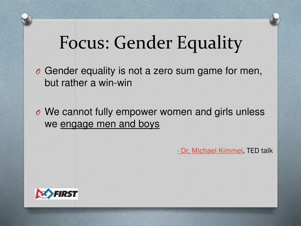 focus gender equality 1