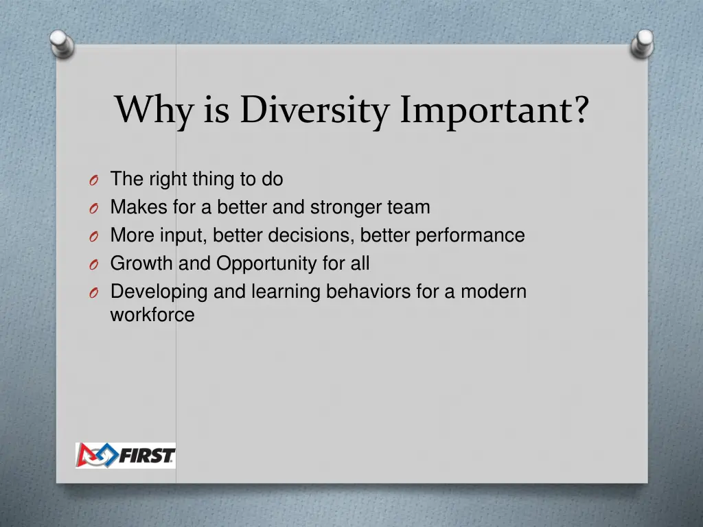 why is diversity important