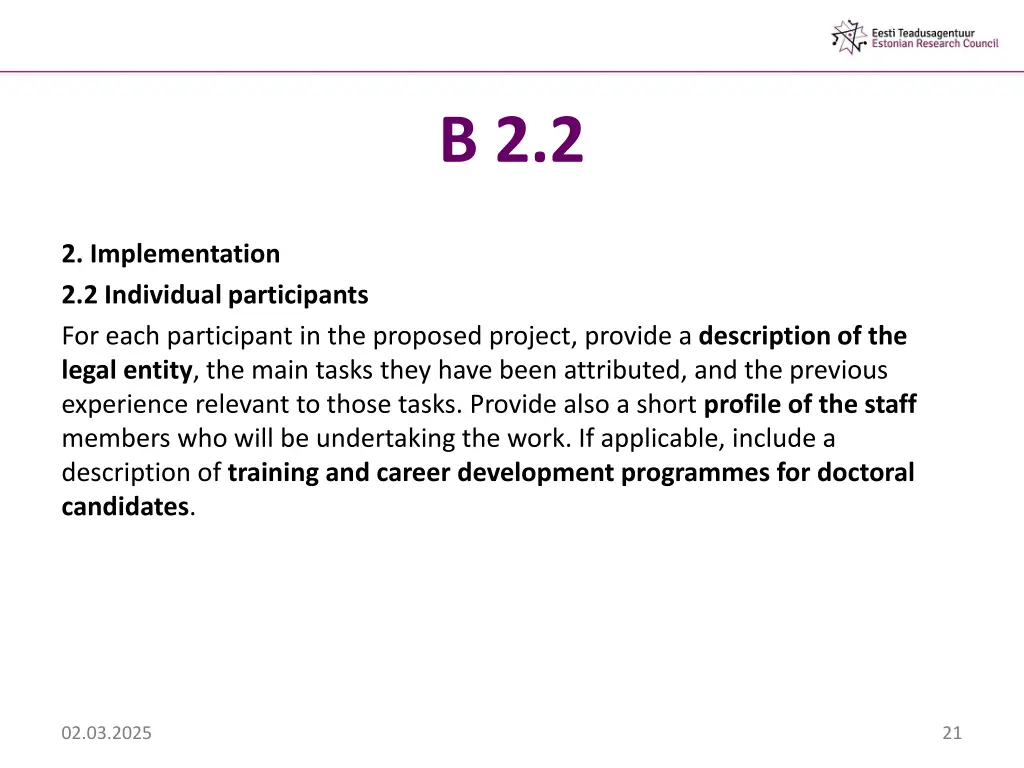 b 2 2