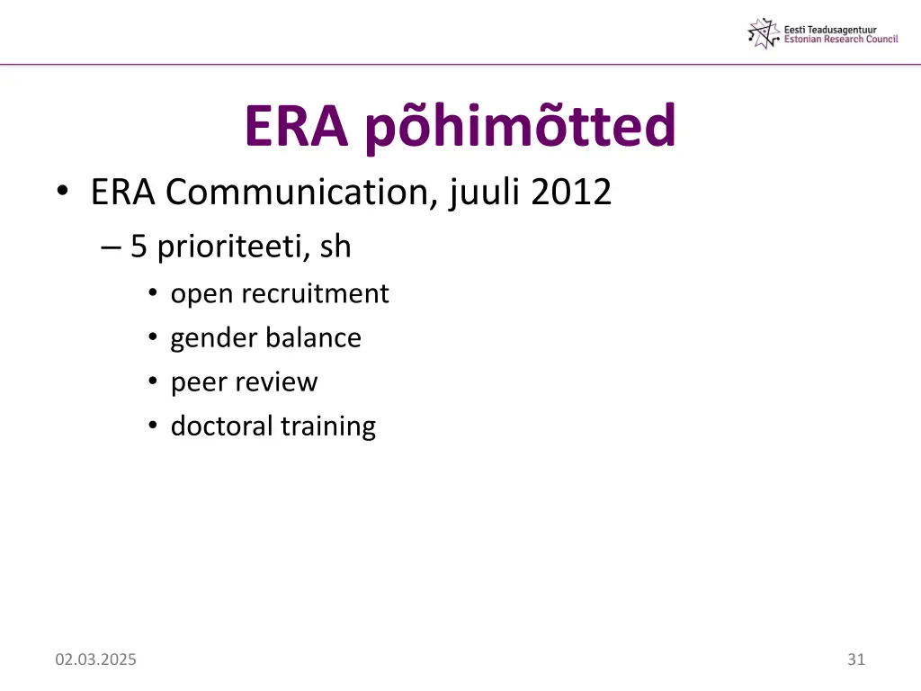 era p him tted era communication juuli 2012