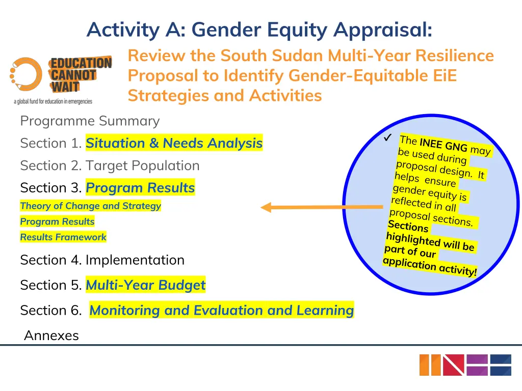 activity a gender equity appraisal review