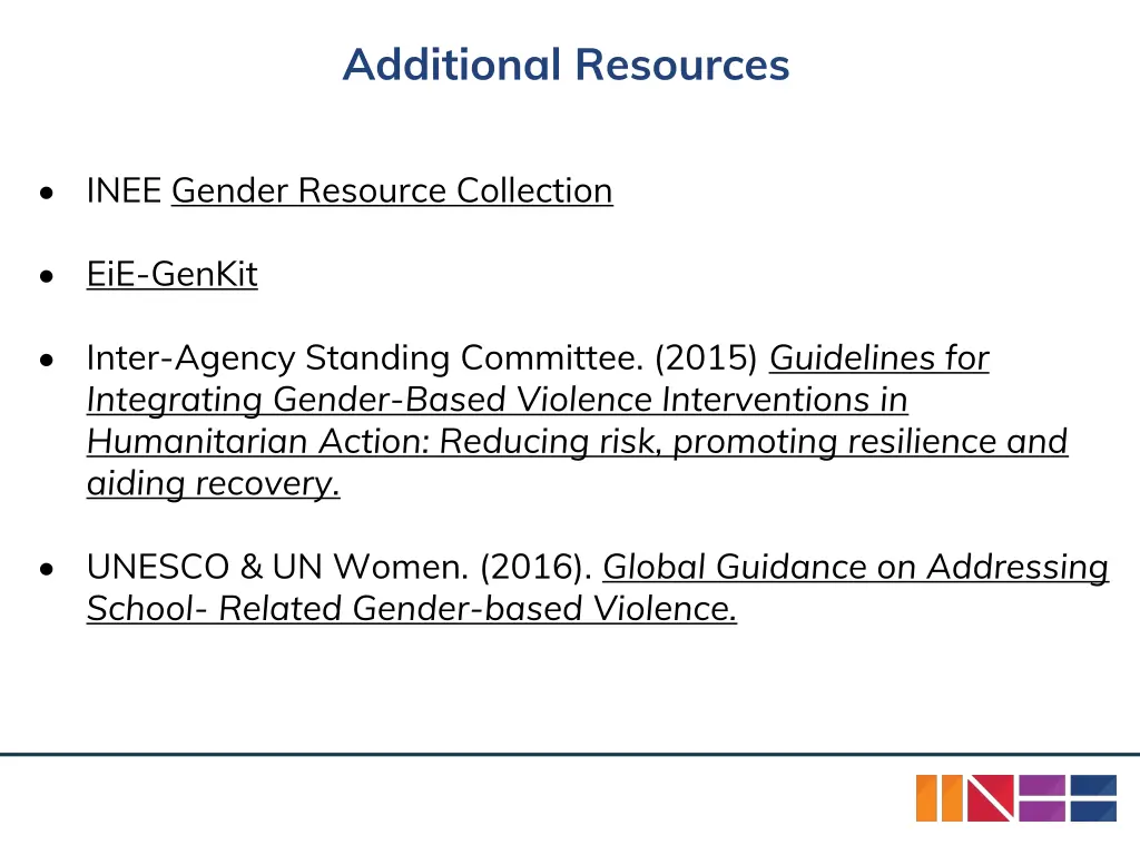 additional resources
