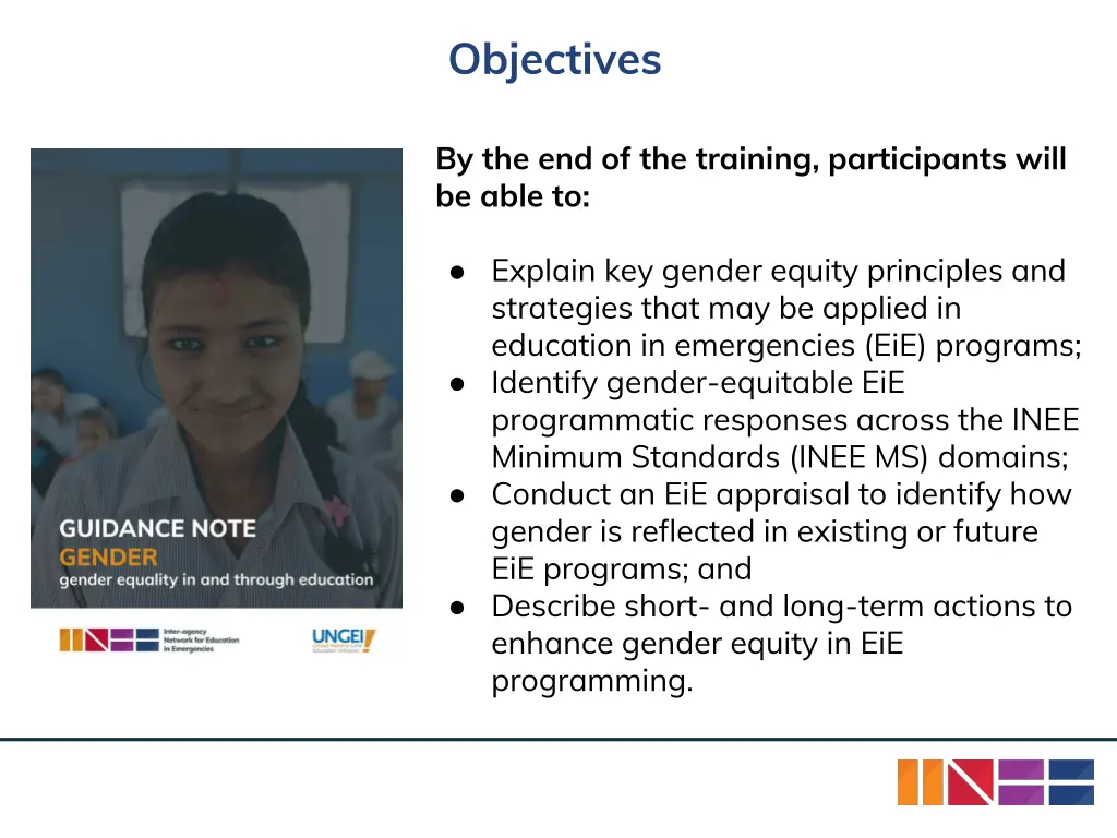 objectives