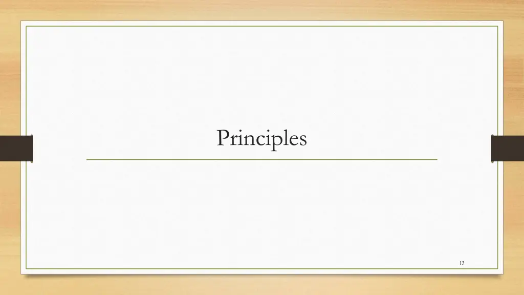 principles
