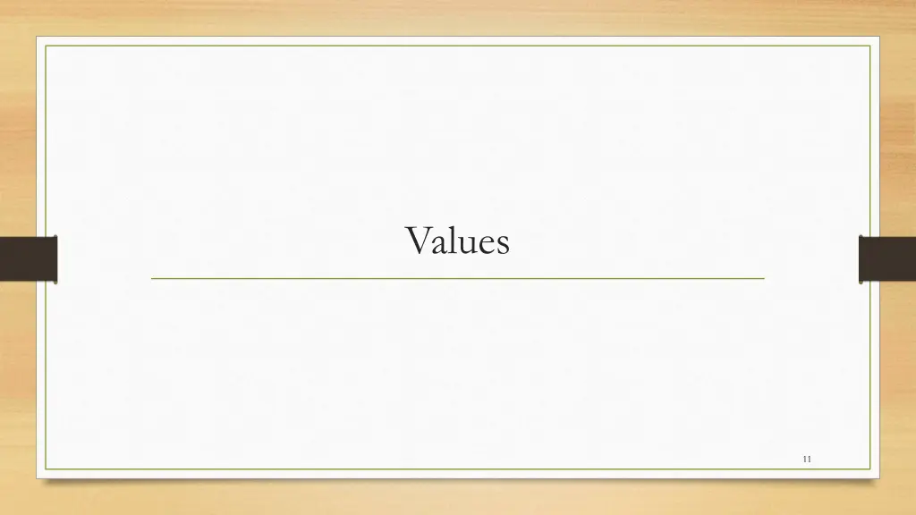 values