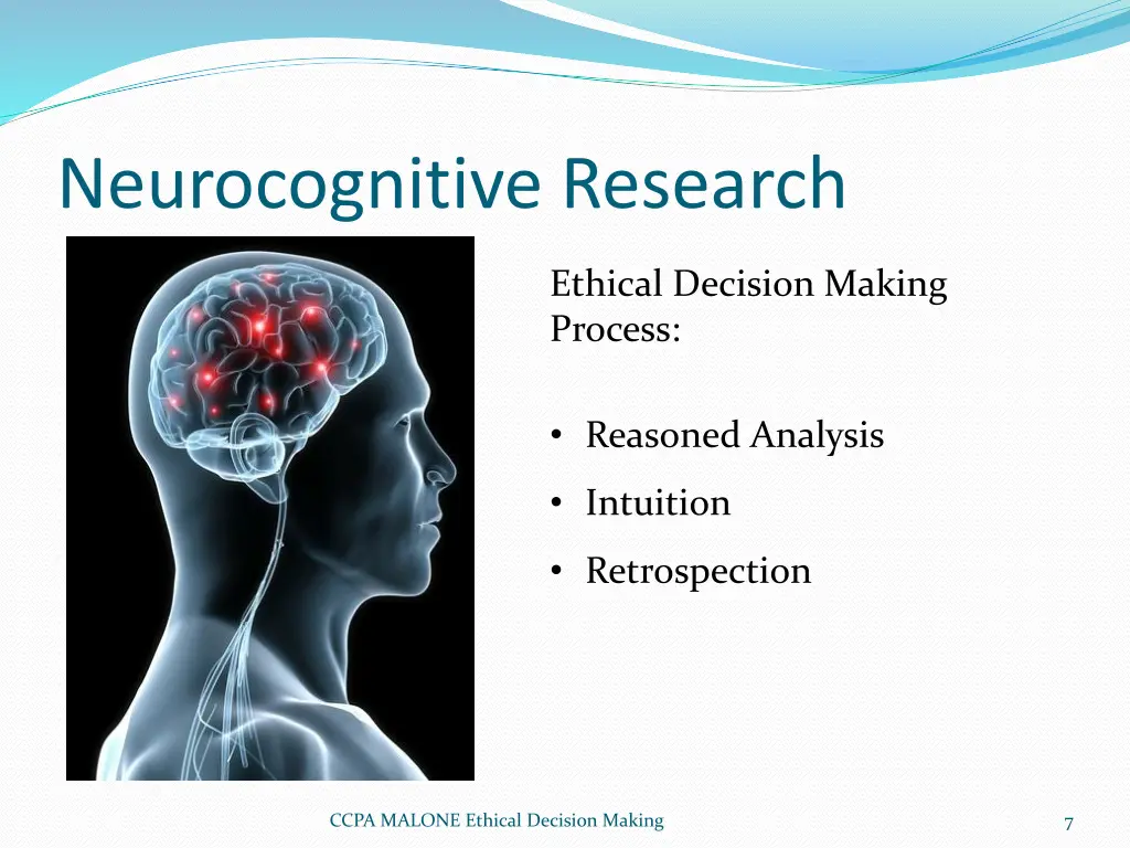 neurocognitive research