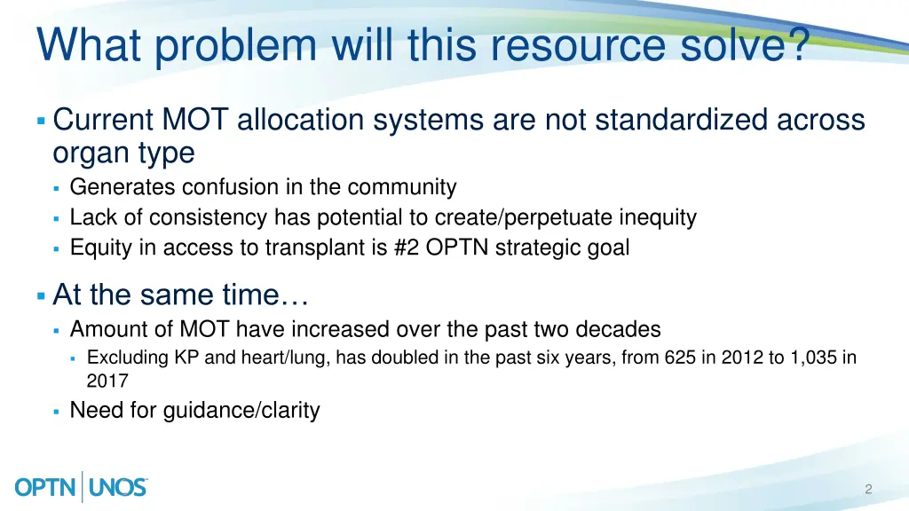 what problem will this resource solve