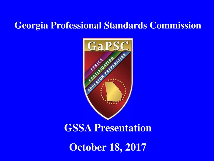 georgia professional standards commission