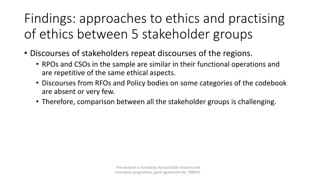 findings approaches to ethics and practising 2