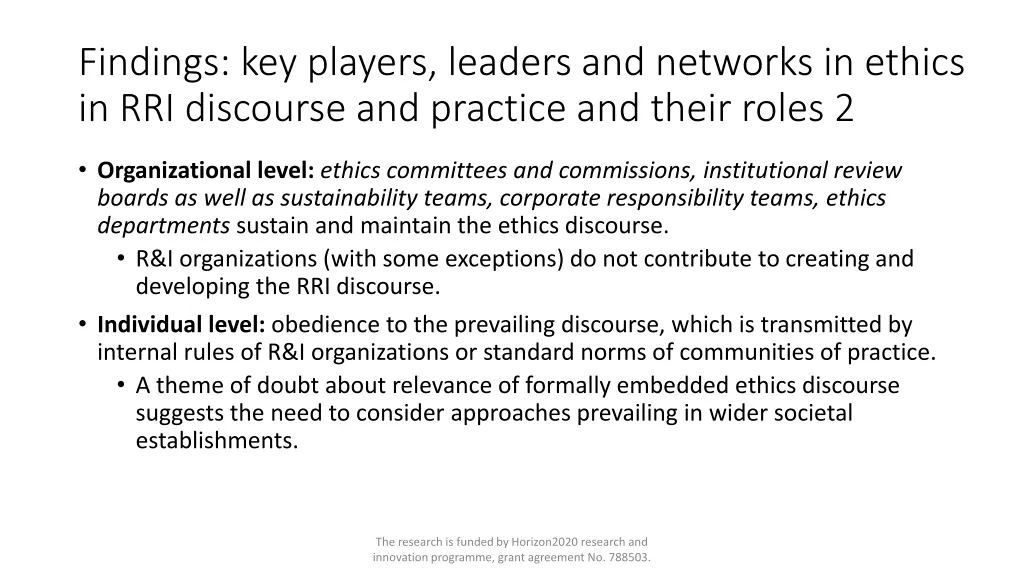 findings key players leaders and networks 1