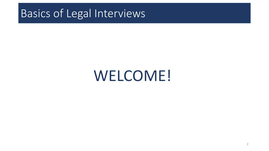 basics of legal interviews 1