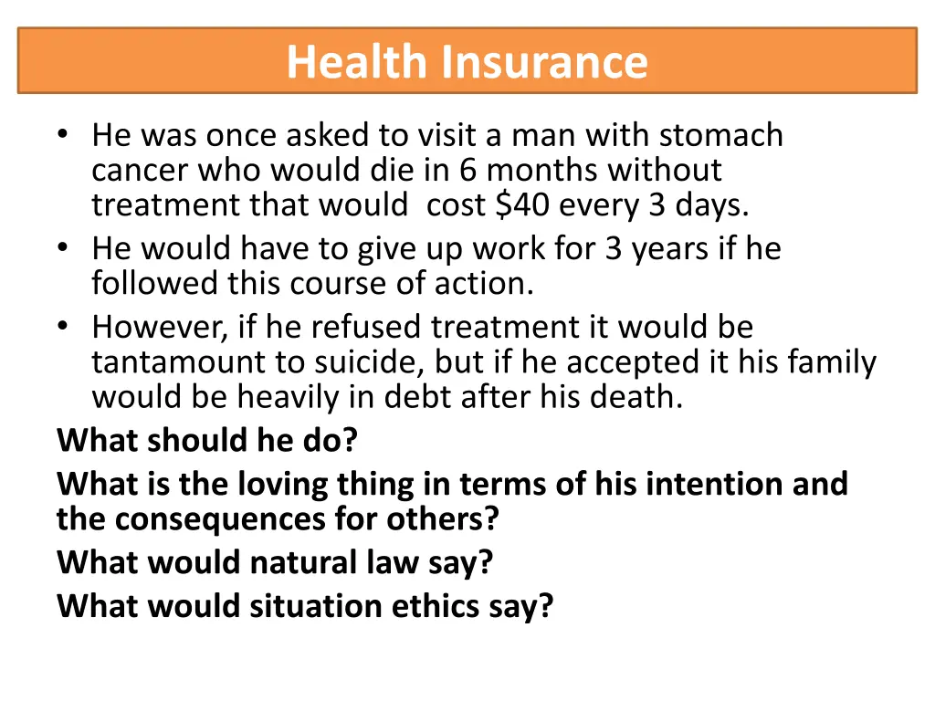 health insurance