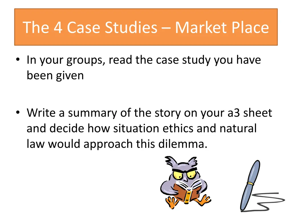 the 4 case studies market place
