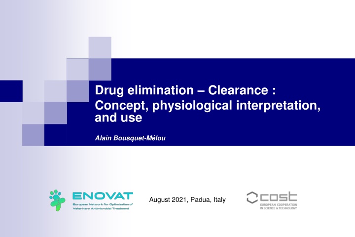 drug elimination clearance concept physiological