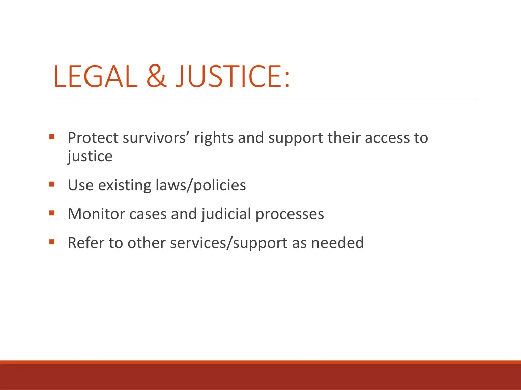 legal justice