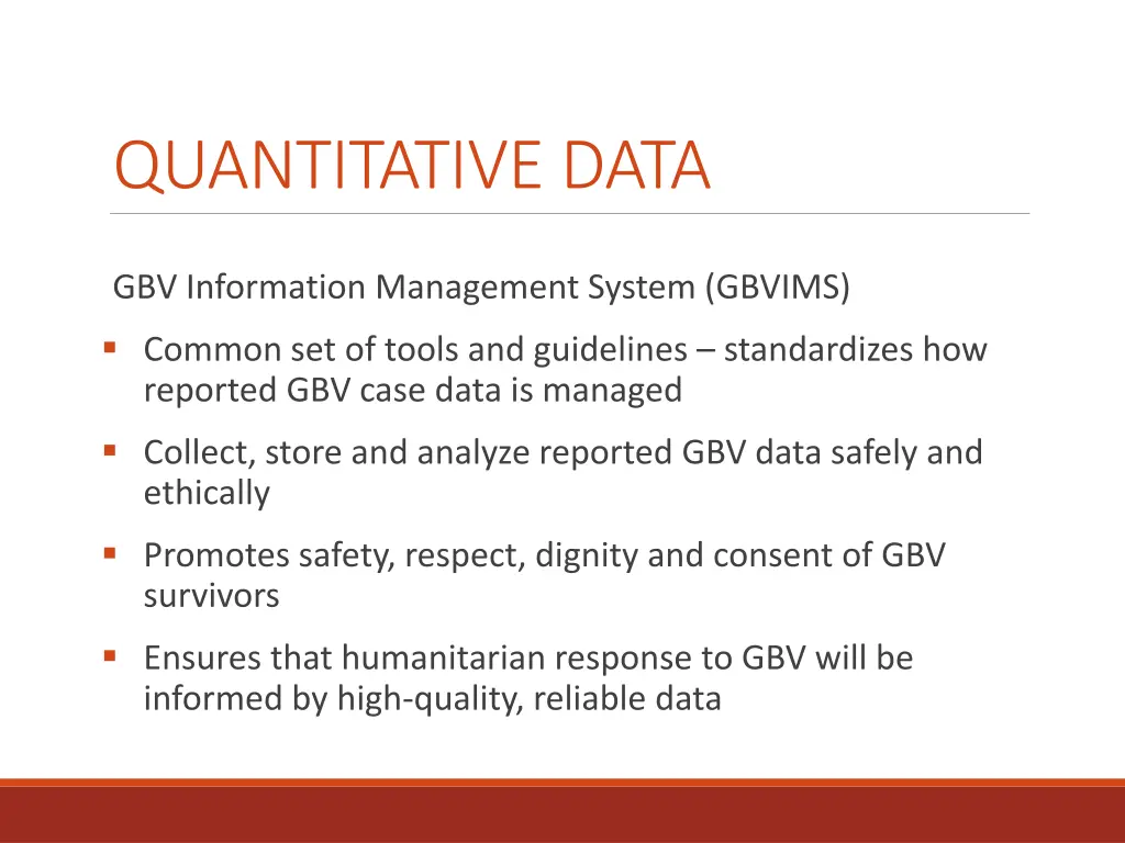 quantitative data