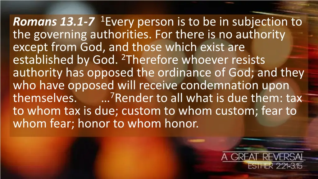 romans 13 1 7 1 every person