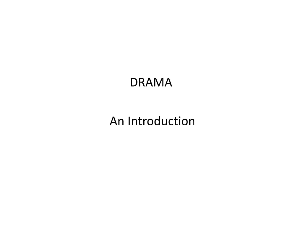 drama