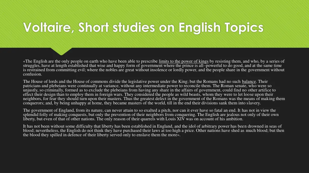 voltaire short studies on english topics