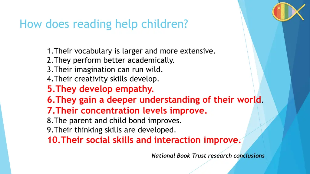 how does reading help children 1