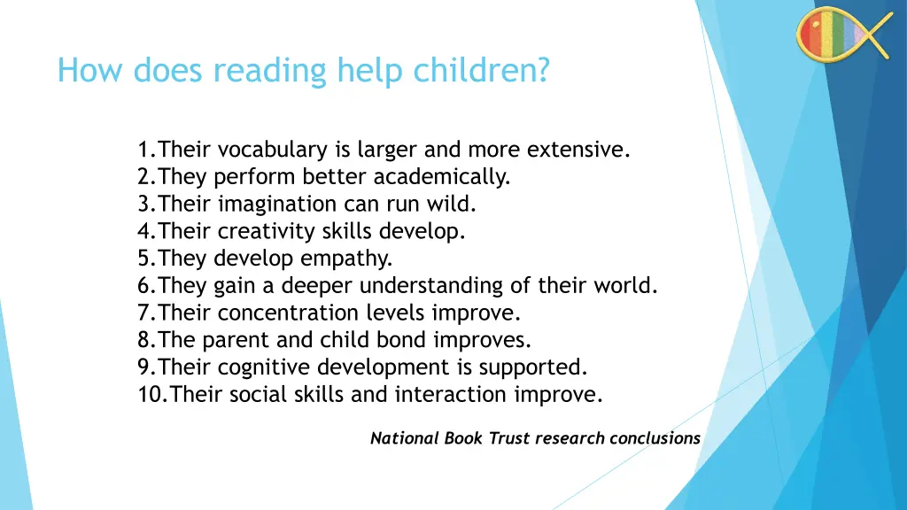 how does reading help children