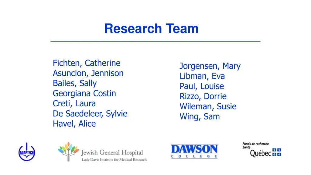 research team