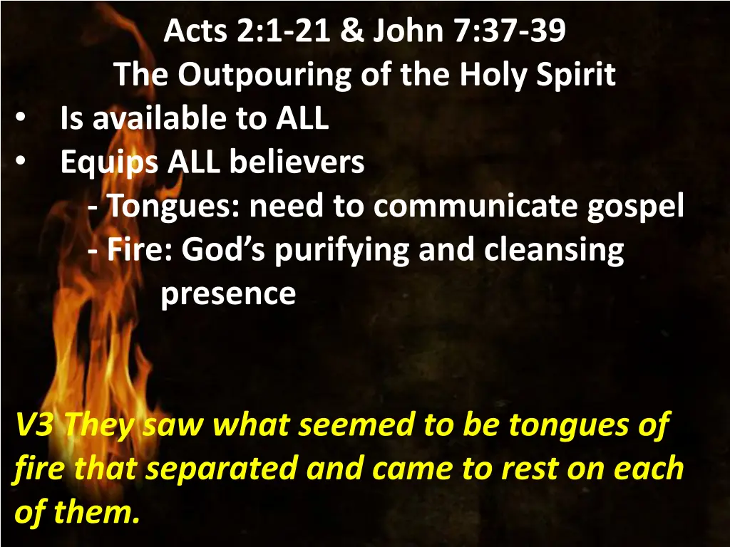 acts 2 1 21 john 7 37 39 the outpouring 15