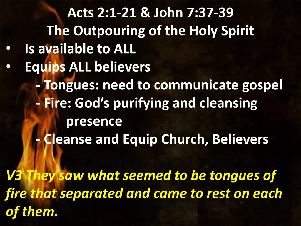 acts 2 1 21 john 7 37 39 the outpouring 16