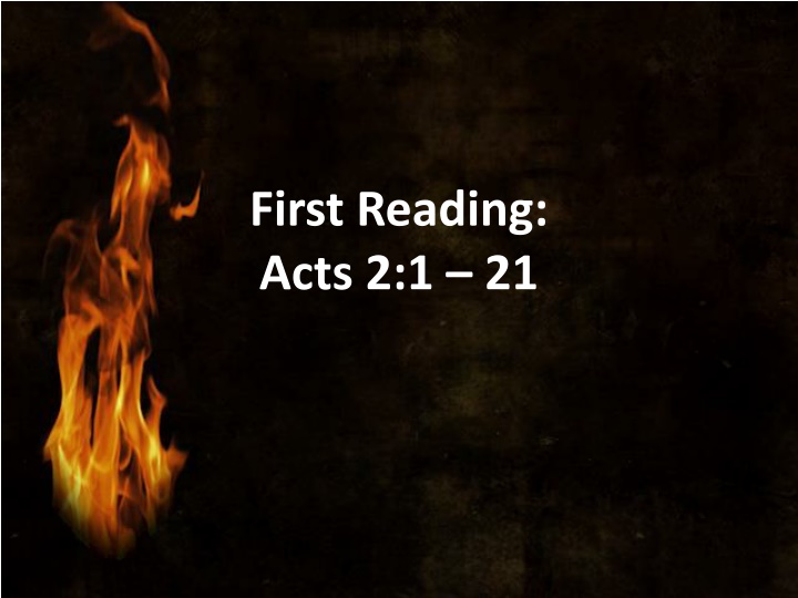 first reading acts 2 1 21