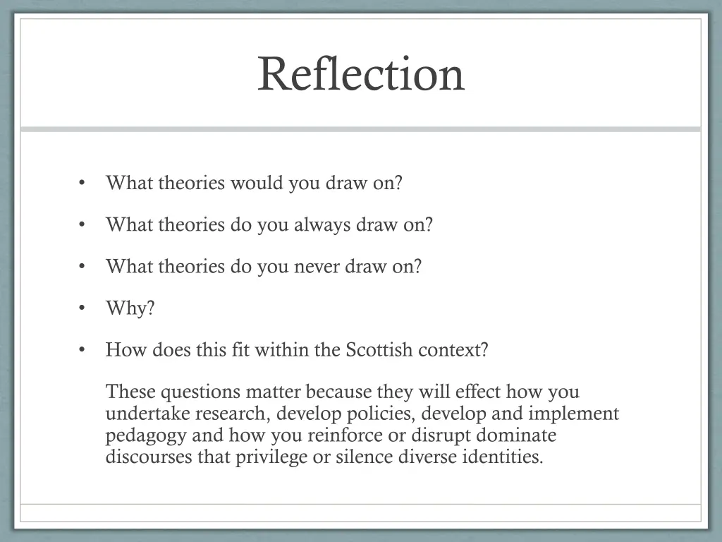 reflection 1