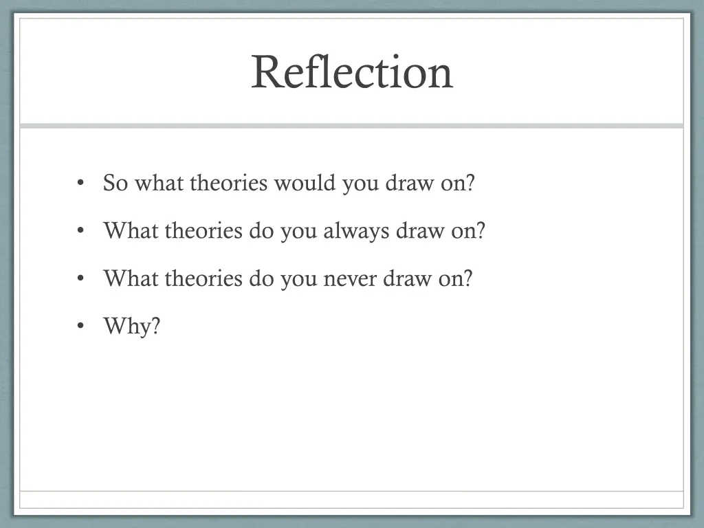 reflection