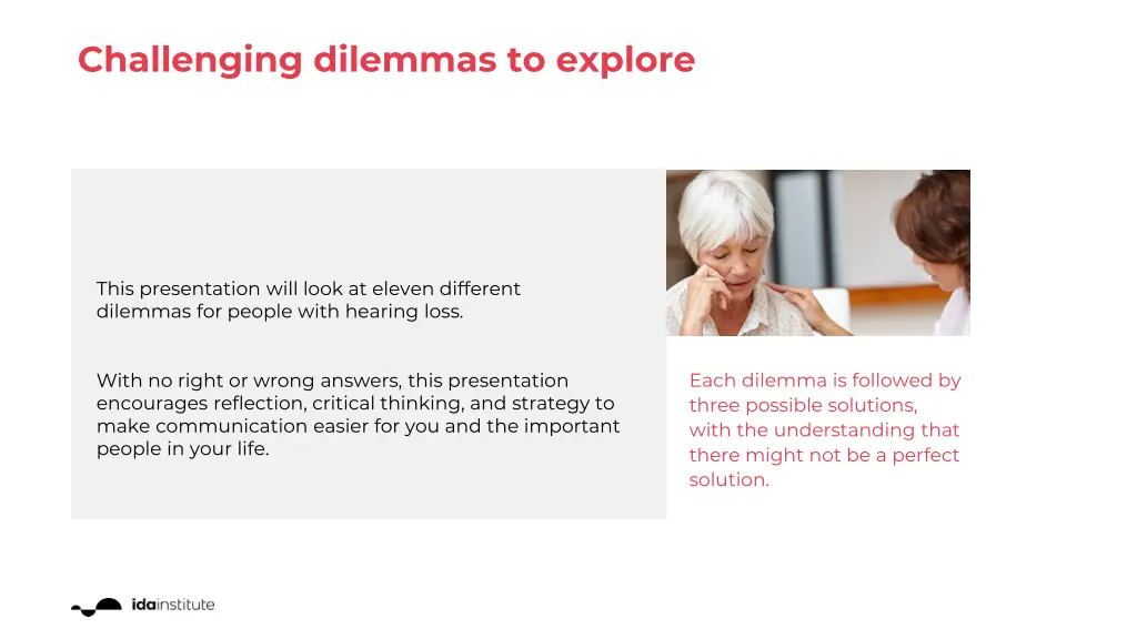 challenging dilemmas to explore